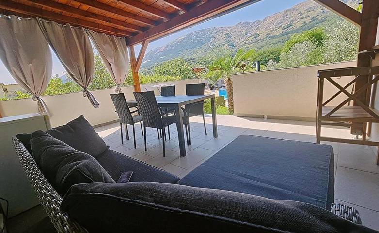 Maison d’hôte pour 2 personnes, avec piscine ainsi que jardin et vue dans Krk - 2