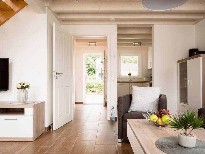 Ferienhaus für 4 Personen, mit Whirlpool und Terrasse sowie Garten und Sauna