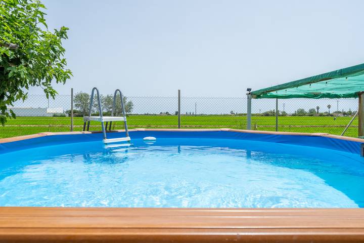 Casa rural para 7 personas, con jardín y vistas al lago, Se admiten mascotas en Delta del Ebro - 2