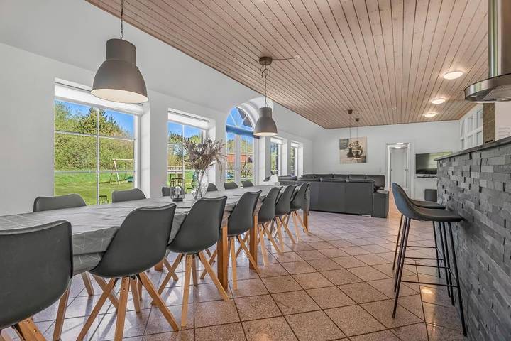 Großes und modernes Ferienhaus mit Pool, Whirlpool und Sauna – Hunde erlaubt in Fjand, Nissum Fjord