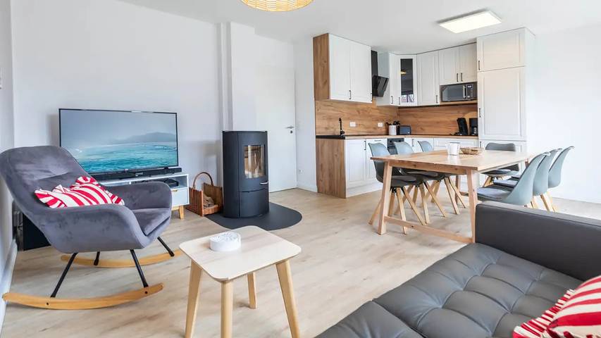 Ferienhaus für 9 Personen, mit Sauna und Terrasse sowie Garten, mit Haustier in Boltenhagen