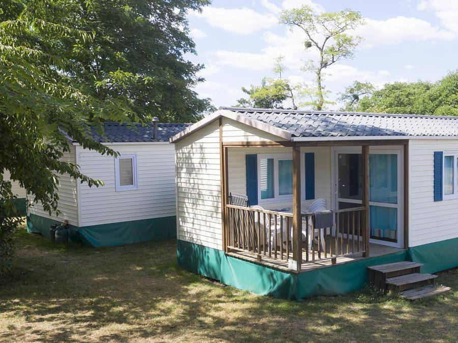 Camping La Bastide - Mobilheim 4 personen - Cottage in Mazères, Ariège