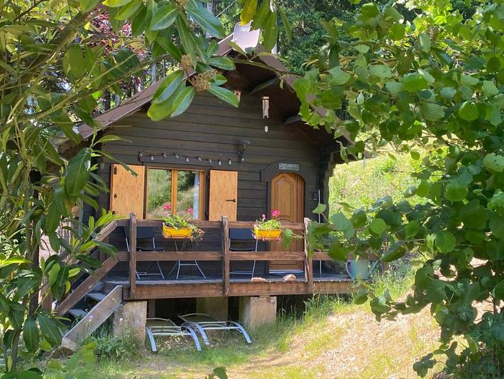 Chalet pour 2 personnes, avec jardin et vue