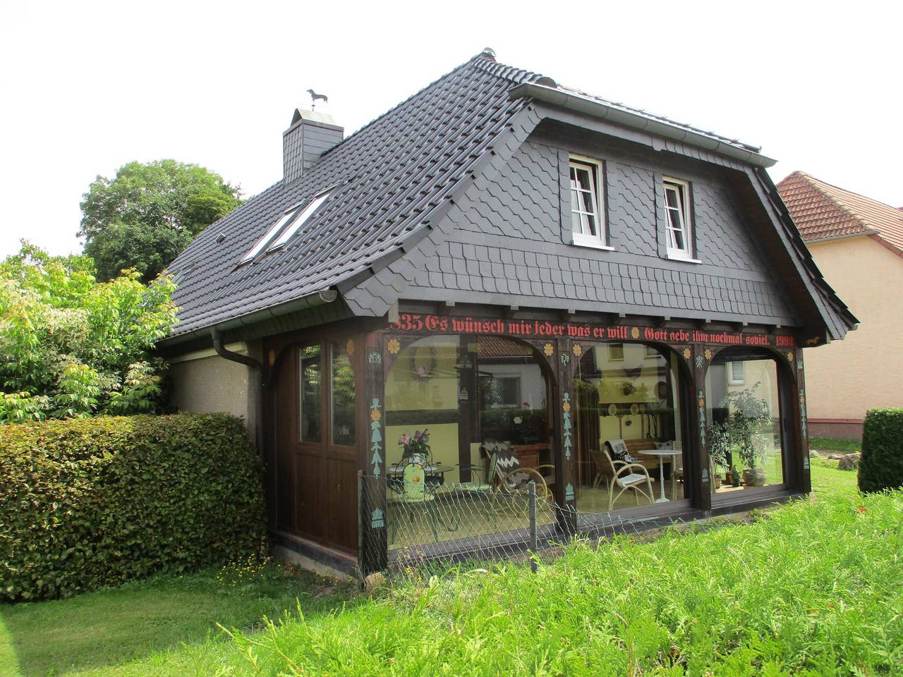 Ferienhaus 'Altes Jägerhaus' mit privater Terrasse und privatem Garten in Hetzdorf, Uckerland