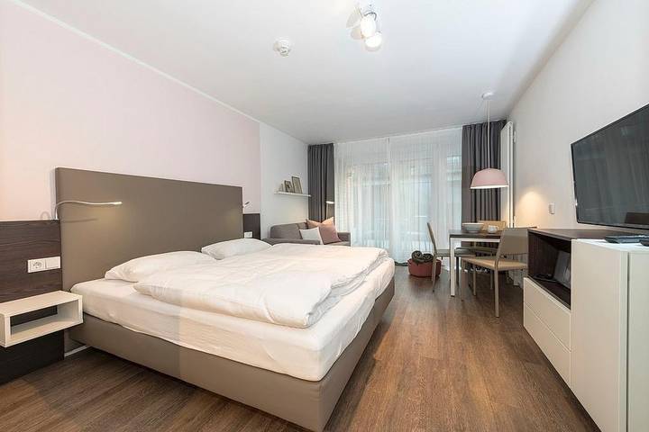 Studio für 3 Personen, mit Terrasse und Sauna auf Langeoog