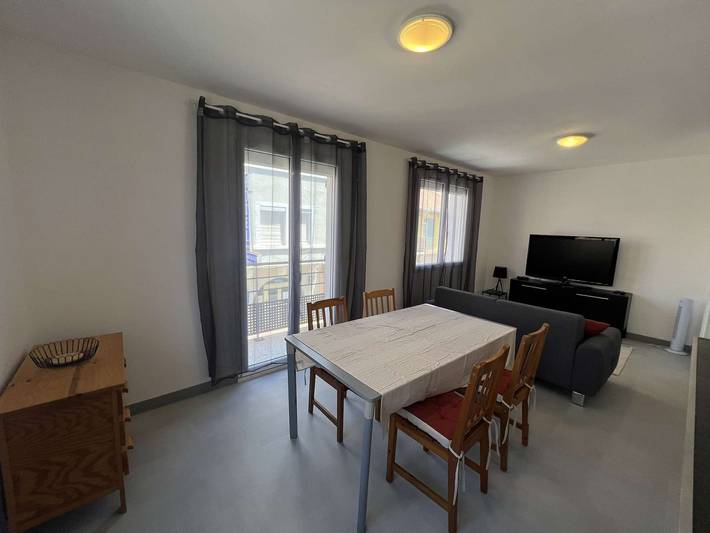 Gîte pour 4 personnes, avec balcon dans Plage Centrale (Valras-Plage) - 3