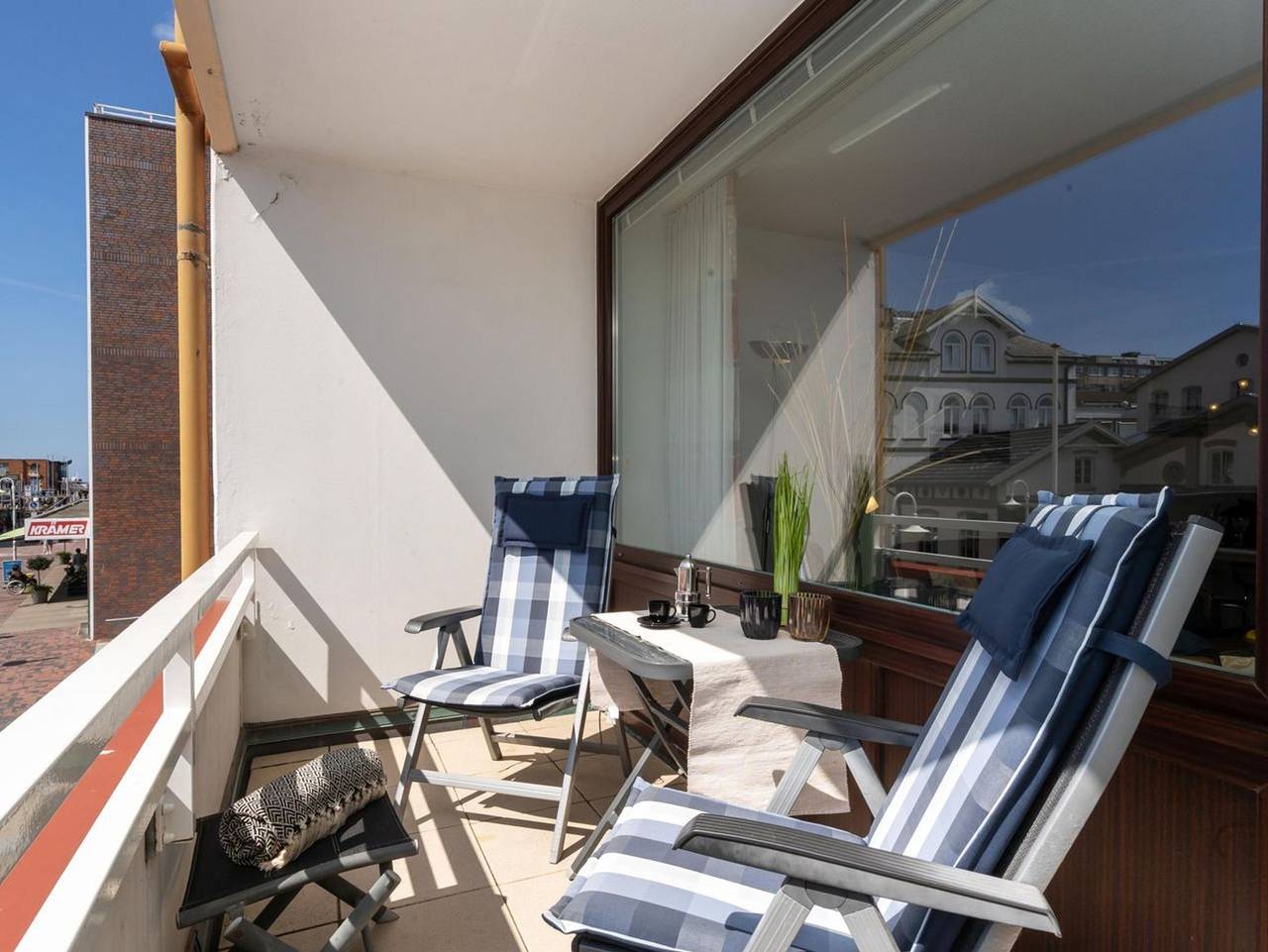 Ganze Ferienwohnung, Strandstraße - Gemütliches, zentrales 1-Zimmer App., strandnah, Balkon, Stellplatz, Wlan. in Westerland, Sylt (Gemeinde)