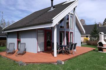 Ferienhaus für 6 Personen, mit Garten und Terrasse sowie Sauna in Wendisch Rietz