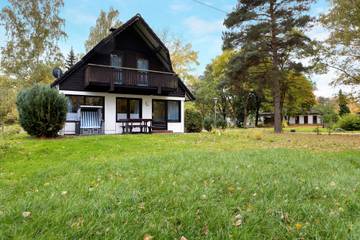 Ferienhaus für 6 Personen, mit Balkon und Garten, mit Haustier am Silbersee