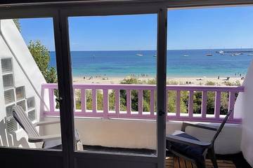 Gîte pour 3 personnes, avec jardin dans Plage Tres-Cadec