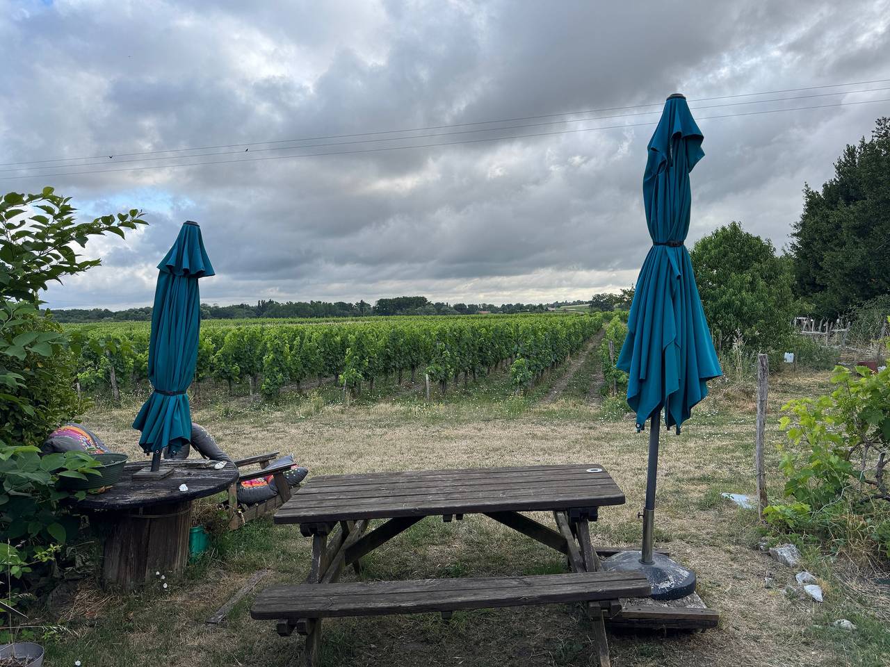 Holiday Home 'Chai Crann Piorra' with Private Terrace, Shared Garden and Wi-Fi in Saint-Genès-de-Blaye, Blaye region
