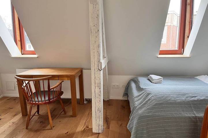 Ganze Wohnung, Schöne Einzimmer-Dachwohnung mit Küche in Geras Stadtmitte in Gera, Ostthüringen
