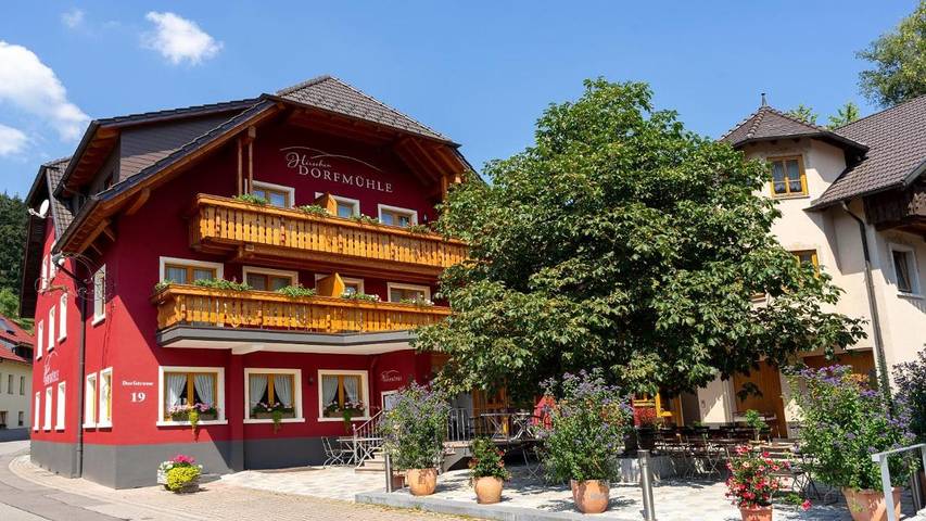 Ferienhaus für 3 Personen, mit Terrasse und Garten sowie Sauna und Ausblick in Biederbach