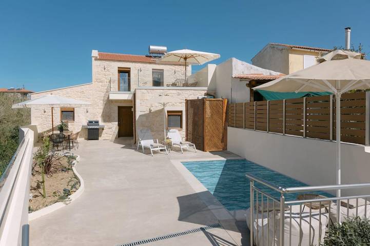 Ferienhaus für 4 Personen, mit Terrasse und Garten