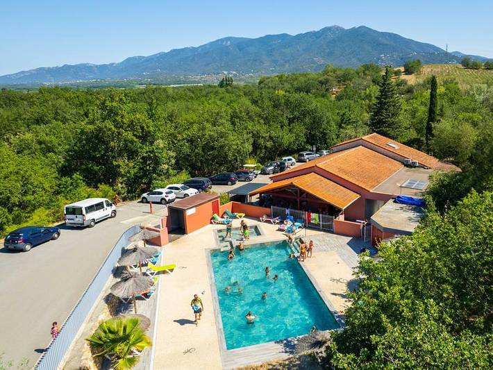 Camping Mas Llinas  - Chalet 4 personen - Der Rando - Ola in Le Boulou, Mittelmeerküste (Frankreich)