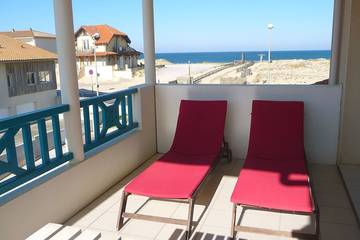 Gîte pour 4 personnes, avec terrasse dans Plage sud (Mimizan Plage)