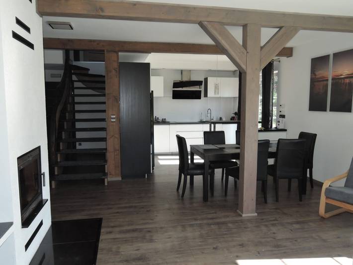 Holzhaus Kolczewo nahe Ostseestrand in Kołczewo, Stettiner Haff
