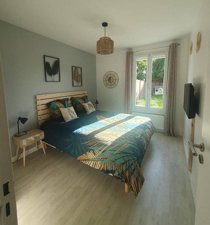 Appartement de vacances pour 4 personnes, avec jardin et vue