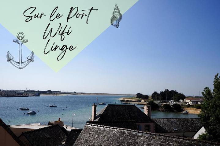 Maison de vacances pour 5 personnes, avec terrasse et vue, adapté aux familles à Plouhinec (Morbihan)