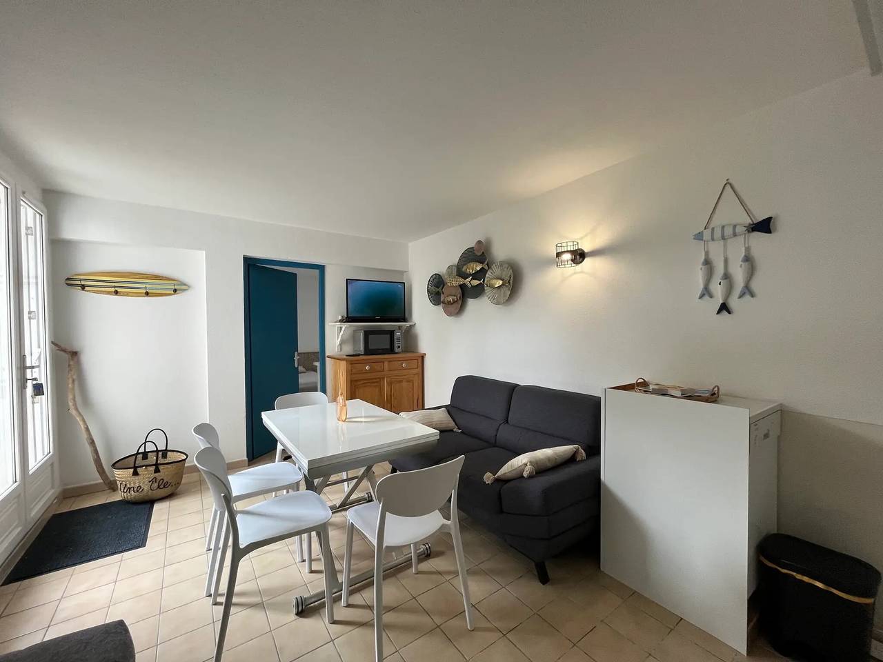 Apartamento entero, Apartamento 'Charmant L'Oasis' con piscina compartida, terraza privada y jardín privado in Vert-Bois, Dolus-d'Oléron