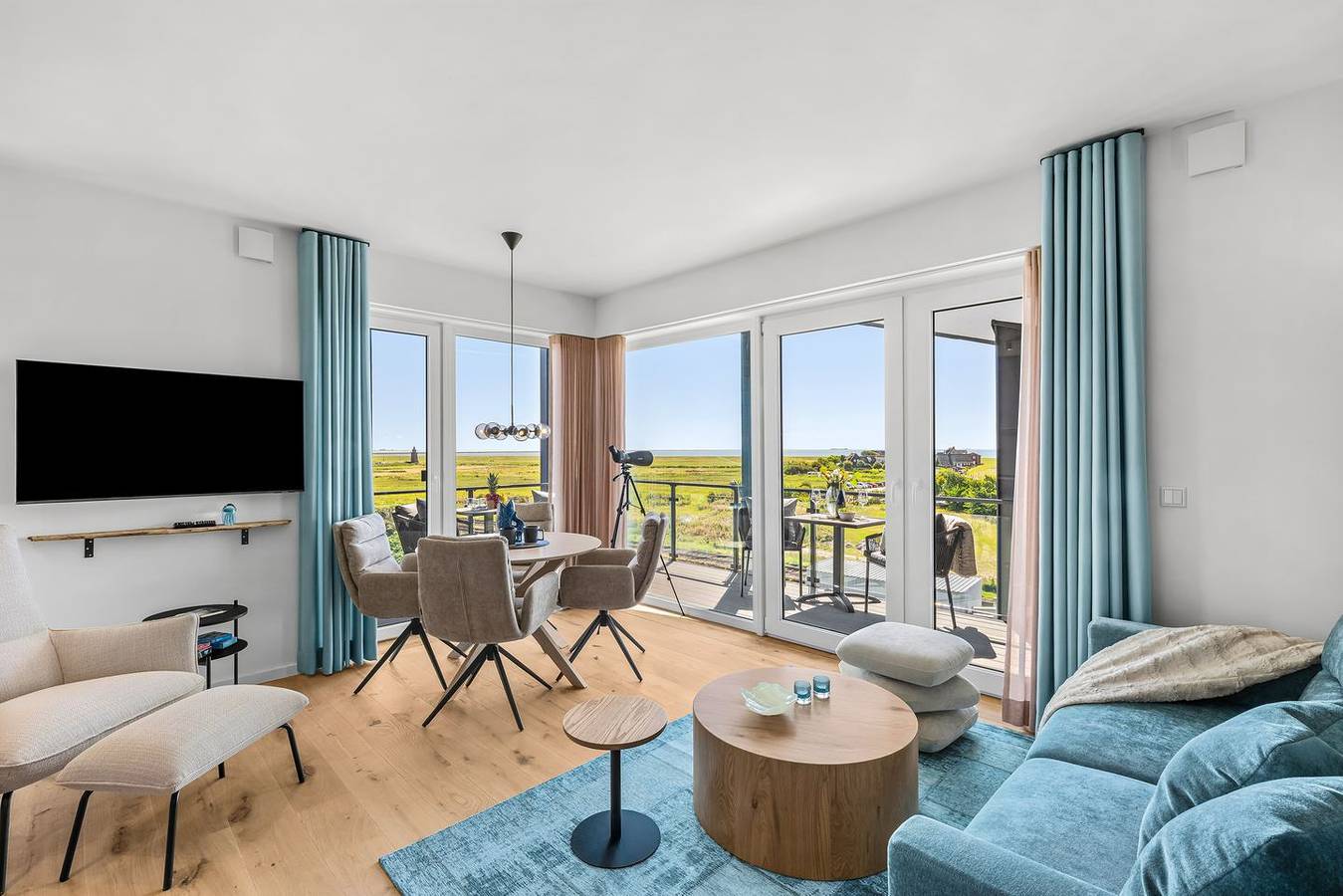 Ganze Wohnung, The View B17 Boje 17 - Meerblick, Sauna, gemein. Waschmaschine, Pkw-Parkplatz in Badestrand Dagebüll, Dagebüll
