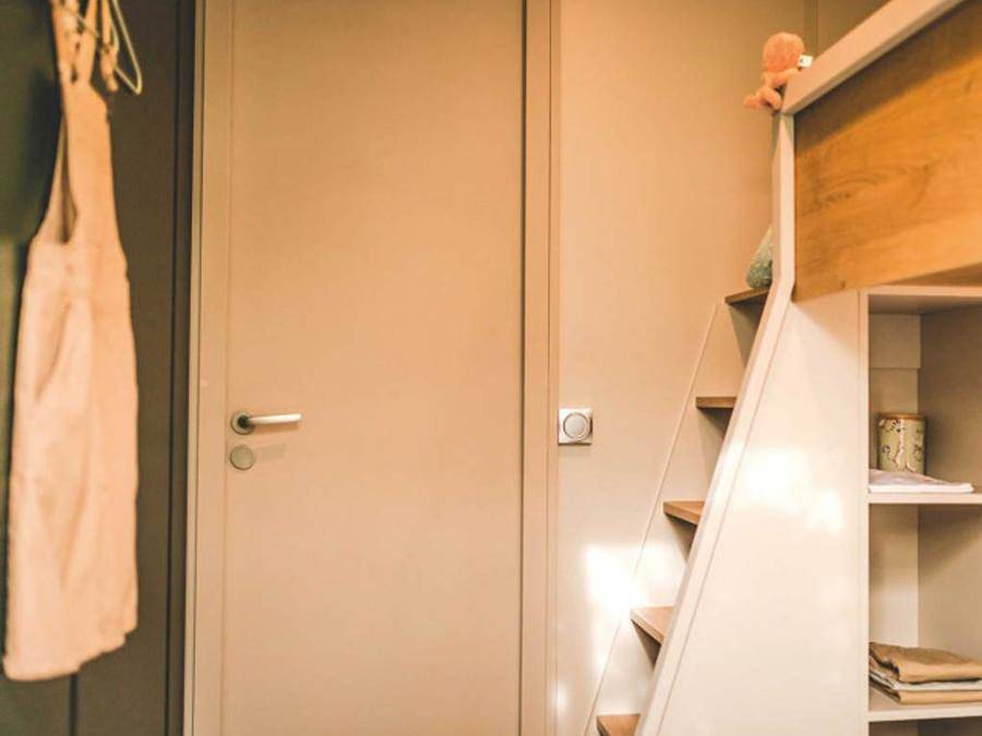 Camping Sunelia l'Etang de Sologne - Mobilheim 6 personen - Prestige 3 Schlafzimmer - 2 Badezimmer 40m² - Gartenseite in Nouan-le-Fuzelier, Sologne