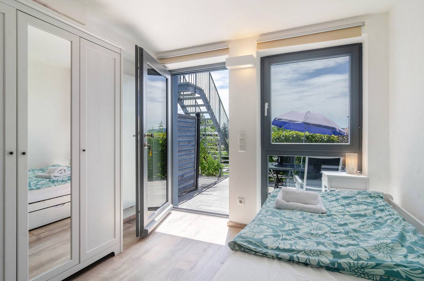 Monolocale con terrazza privata e Wi-Fi in Allensbach, Untersee