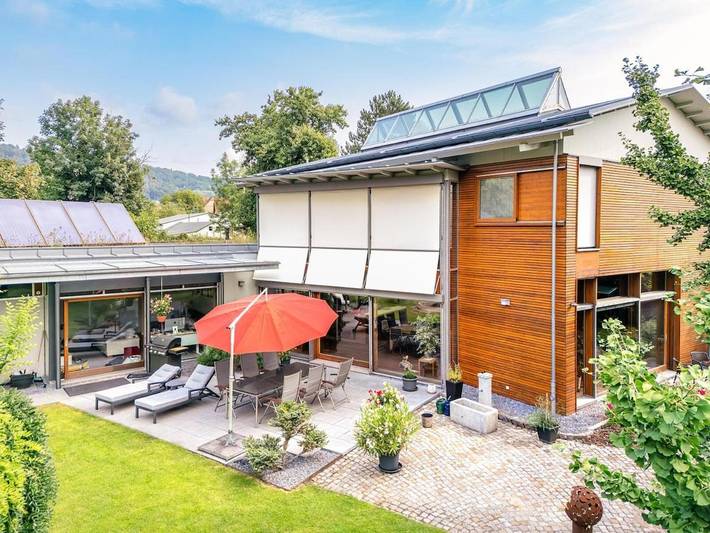 Ferienhaus für 6 Personen, mit Garten und Ausblick sowie Pool in Sächsische Schweiz