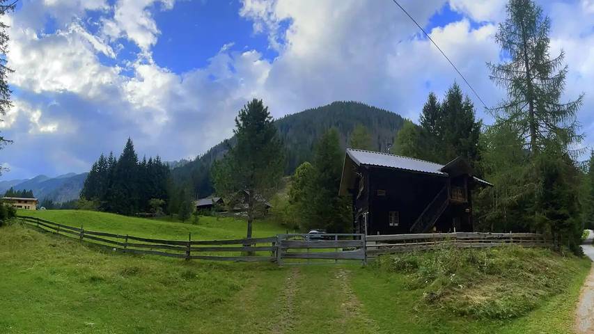 Hütte für 4 Personen, mit Garten
