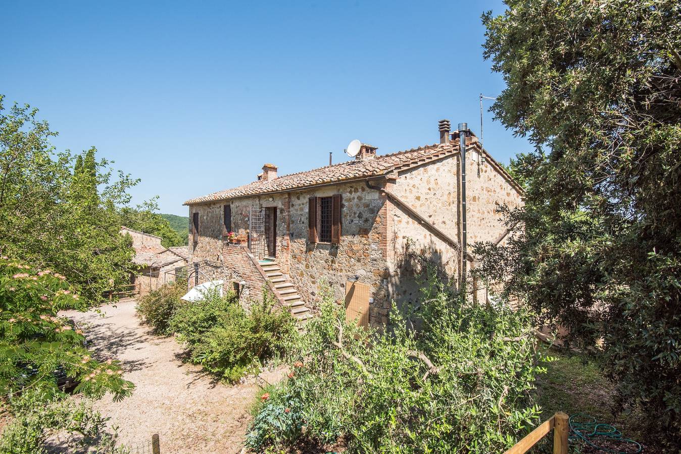 Hel lägenhet, Holiday Apartment "Casa Francesco" with Shared Garden & Wi-Fi in Murlo, Siena provins