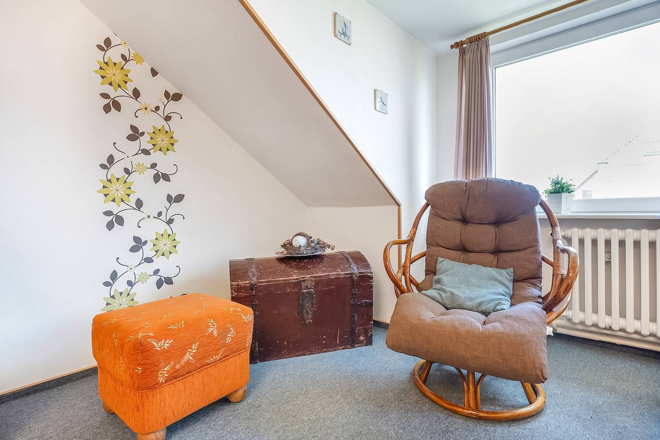 Ganze Wohnung, Ferienwohnung 'Hallighof' mit Meerblick, Gemeinschaftsgarten und Wi-Fi in Langeneß, Halligen