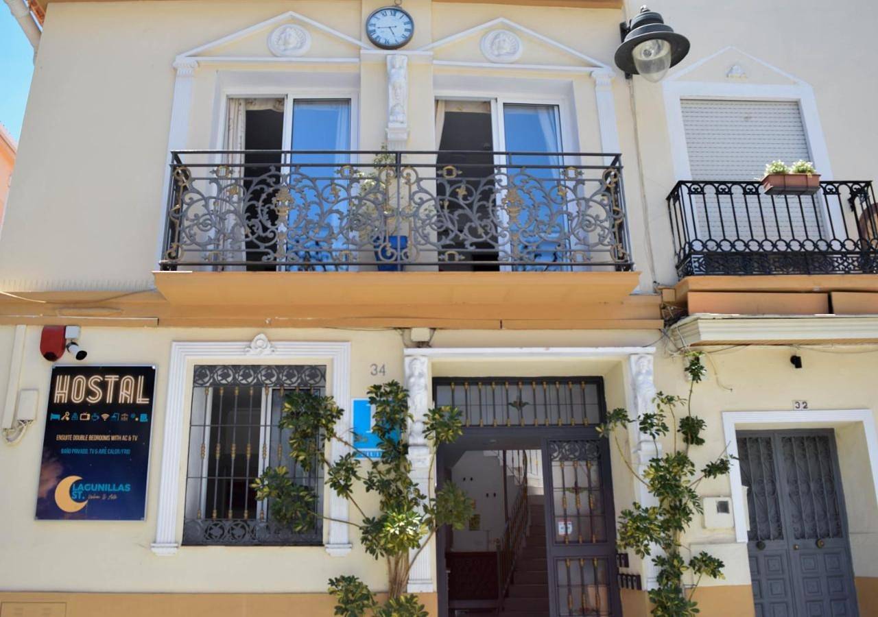 Lagunillas St. in Altstadt Málaga, Malaga