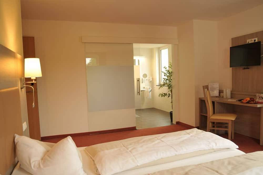 Doppelzimmer \"Moijisch\" _behindertengerecht - Vulkanhotel balance selfness in Steffeln, Naturpark Hohes Venn-Eifel