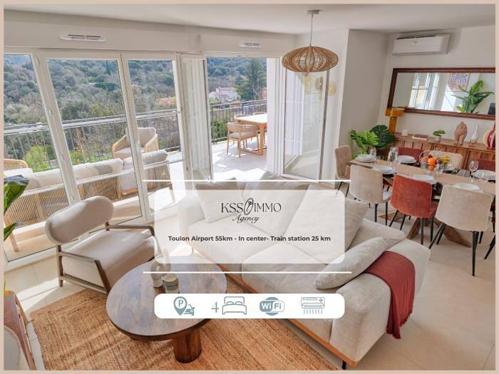 Location de vacances pour 8 personnes, avec piscine et jardin, adapté aux familles à La Garde-Freinet