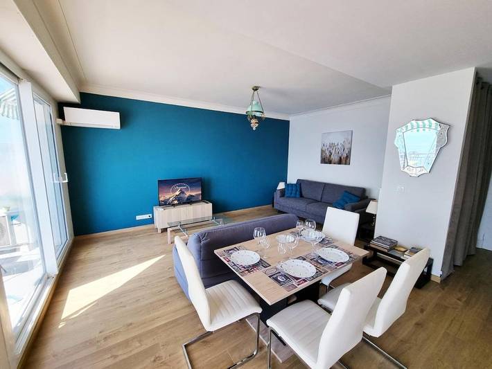 Gîte pour 4 personnes, avec terrasse et vue dans Plage Fabron Bambou Nice - 4