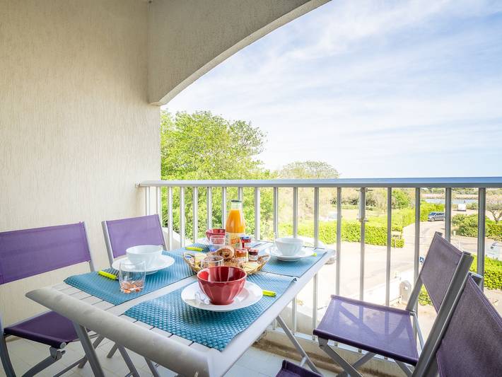 Ferienwohnung für 4 Personen, mit Terrasse in La Grande-Motte