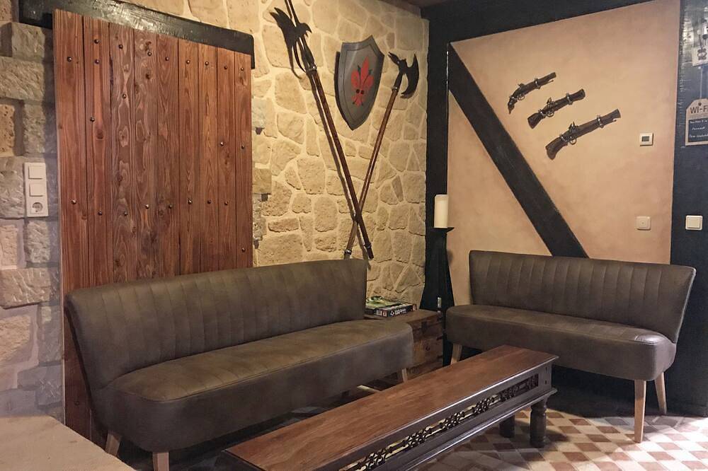 Interessante Ferienwohnung Wachstube im Rittergut Leppersdorf in Wachau, Oberlausitz-Niederschlesien