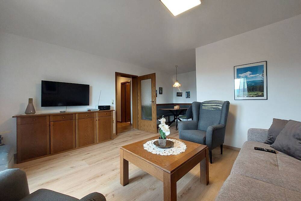 Ganze Wohnung, Fewo mit malerischem Bergblick im Bayerischen Wald - Whg. 24, 2.Og, 2 Zi., in Bischofsmais, Ostbayern