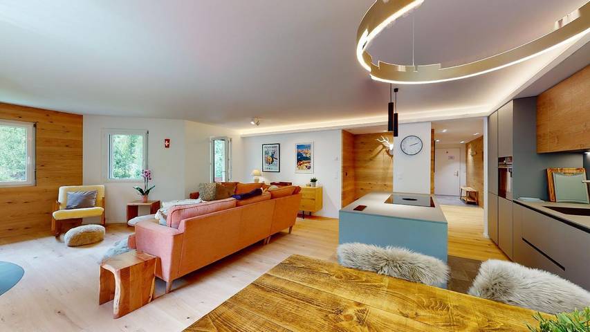 Ferienwohnung für 6 Personen, mit Balkon und Ausblick in St. Moritz - 3