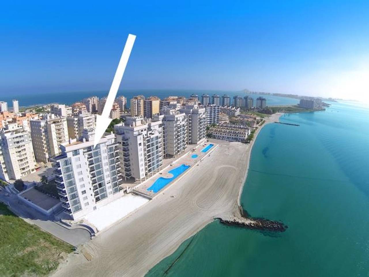 Ganze Wohnung, Apartment in La Manga mit Panoramablick in San Javier, Costa Cálida