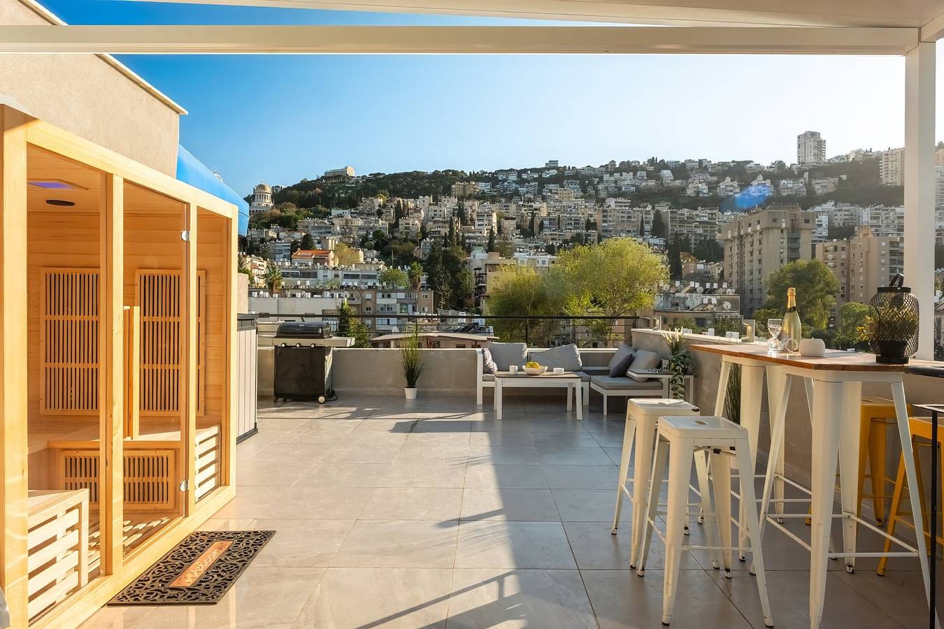 Appartamento intero, Bahai Gardens Vista Penthouse by Sea N' Rent in Haifa, Distretto di Haifa