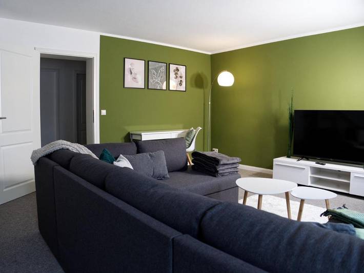 Ferienwohnung für 7 Personen, mit Balkon und Terrasse sowie Ausblick