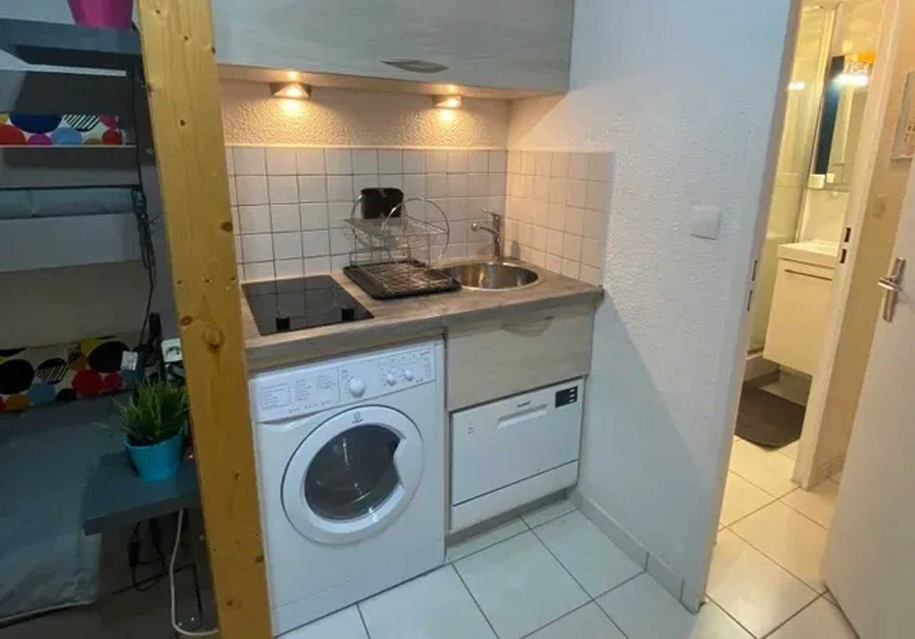 Ganzes Studio, Gemütliches Studio in Villarembert, 22 m², in Pistennähe in Le Corbier, Villarembert