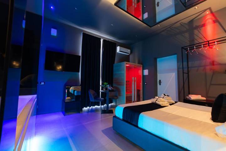 Chambre d’hôte pour 2 personnes, avec balcon ainsi que jacuzzi et sauna à Palerme - 4