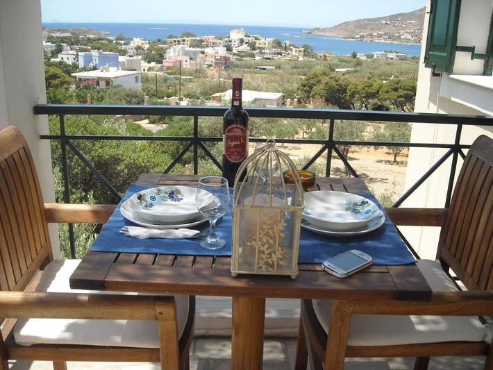 Vakantiewoning voor 3 personen, with Balkon and Terras as well as Tuin and Uitzicht in Poseidonia