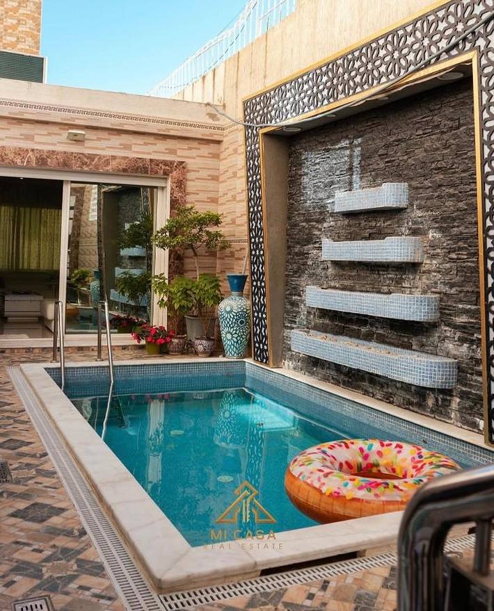 Maison de vacances pour 6 personnes, avec piscine ainsi que jardin et terrasse