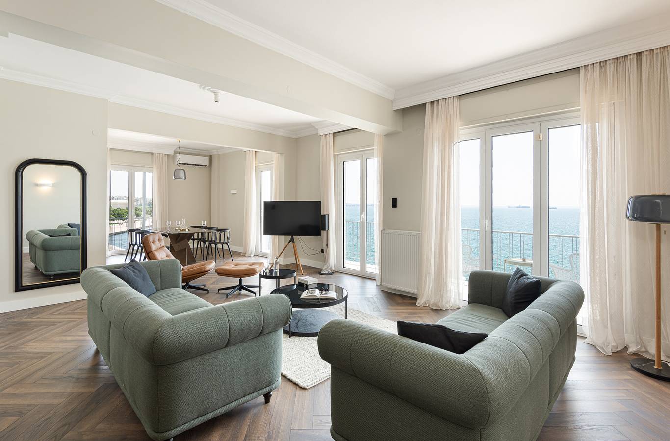 Appartement entier, Primavera: Luxury seafront apt with view in Ladadika, Région de Thessalonique