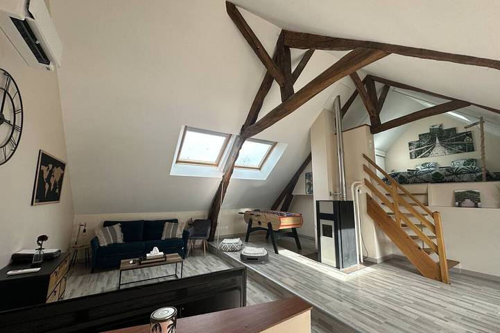 Maison de vacances pour 2 personnes, avec jardin, animaux acceptés dans Marne