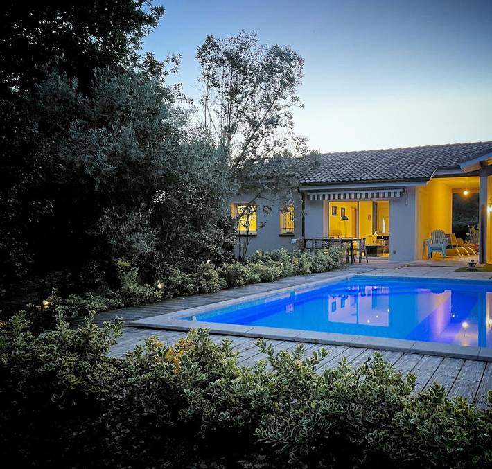 Gîte pour 6 personnes, avec piscine ainsi que jardin et terrasse à Sainte-Eulalie-en-Born - 2
