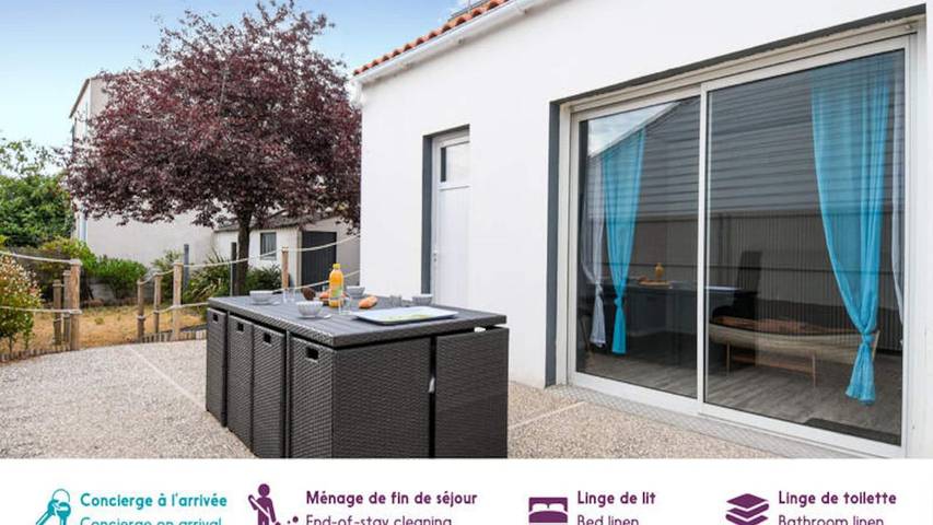 Gîte pour 8 personnes, avec jardin dans Fromentine - 3